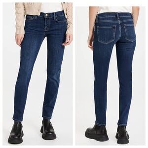 NWOT Frame Le Garcon Straight-leg Mid-rise Dublin Blue Jeans, Women's Size 27